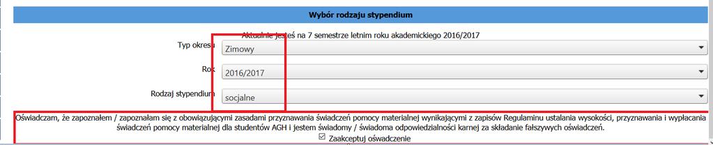 Ubieganie się o stypendium socjalne Aby złożyć nowy wniosek należy nacisnąć przycisk Dodaj wniosek.