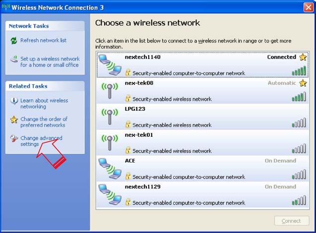 Instalacja sieci bezprzewodowej Krok 14) Kliknij na skonfigurować adres IP.