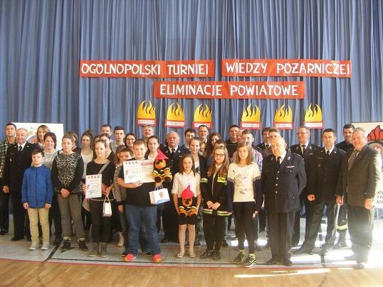 W piątek, 20 marca br. w Zespole Edukacyjnym w Gaworzycach odbył się etap powiatowy Ogólnopolskiego Turnieju Wiedzy Pożarniczej Młodzież Zapobiega Pożarom.