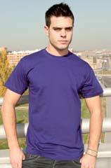 Premium T-Shirt REF. TSRA 190 10 100 T-Shirt męski z krótkim rękawem. Brak bocznych szwów. Taśma wzmacniająca. Podwójne szwy na ramionach. Wzmocniony lycrą ściągacz.