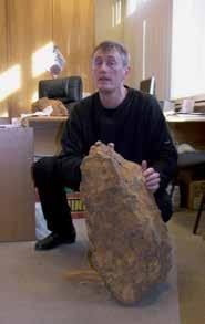 Morasko meteorite Rudy, found on September 11 th, 2006; 178 kg (after cleaning 164 kg); finder: Krzysztof Socha;