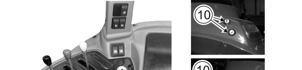 ROZDZIAŁ 4 PRONAR 5340 RYSUNEK 4.21 Panel sterowania układem elektrohydraulicznym EHR.