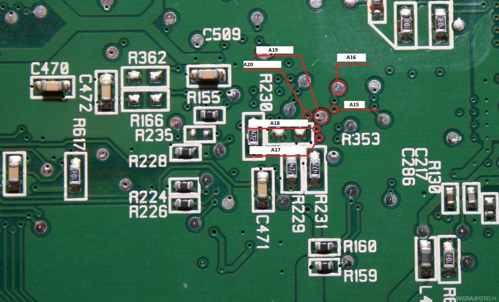 15. Podłączamy konwerter TTL do złącza DEBUG, uruchamiamy HyperTerminal(HyperTerminal -> Nowe Połączenie (nazwa dowolna np.