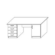PB 43RM 120x70x62-82h 790 PB 44RM 140x70x75h Biurko z regulacją wysokości (stelaż metalowy) 817 PB 45RM 160x70x62-82h 842 PB 46 120x70x62-82h 671 Biurko (nogi płycinowe kontener z zamkiem centralnym)