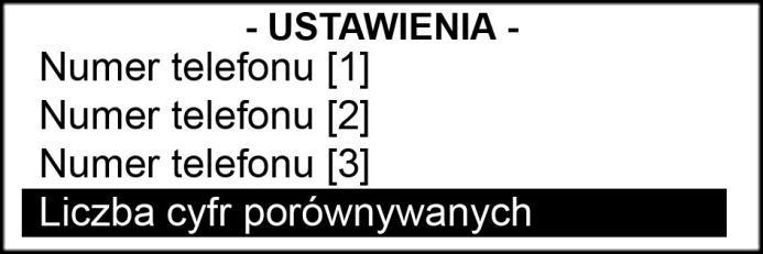 Rysunek 40 Rysunek 41 c) Numer telefonu [1] W tym menu użytkownik ma możliwość wprowadzenia i usunięcia pierwszego z trzech zaufanych dla sterownika numerów.