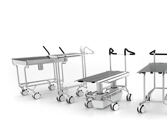 2 Koncepcja inteligentnych wózków Getinge Smart Trolley ZUPEŁNIE NOWY POZIOM WYGODY KONCEPCJA SMART FIRMY GETINGE Systemy załadunku i dystrybucji odgrywają ważną rolę w przebiegu pracy na blokach