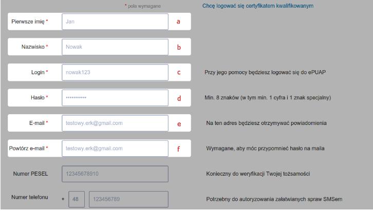 ZAKŁADANIE DARMOWEGO KONTA NA PLATFORMIE epuap Krok 1. Proszę otworzyć stronę główną platformy epuap: http://epuap.gov.pl., a następnie w prawym górnym rogu wybrać odnośnik Zarejestruj się.