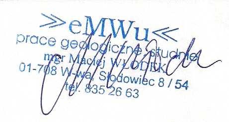 Opinia geotechniczna w celu opracowanie dokumentacji