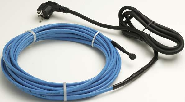( 10 W/m lub 18 W/m w +10 C) oraz odcinka kabla zimnego z wtyczką do podłączenia zasilania.