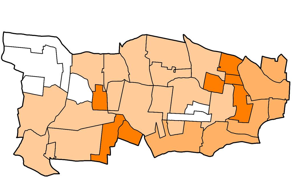 4,1-8,2 0,4-1,5 1,6-4,0 0-0,3 WYKROCZENIA PRZECIWKO BEZPIECZEŃŚTWU W KOMUNIKACJI Rysunek 8 Liczba popełnionych wykroczeń przeciwko bezpieczeństwu w komunikacji na 100 mieszkańców.