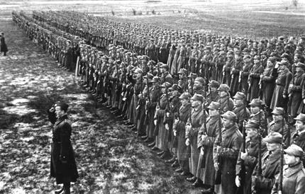263. Przegląd oddziałów Polskich Sił Zbrojnych w ZSRR.
