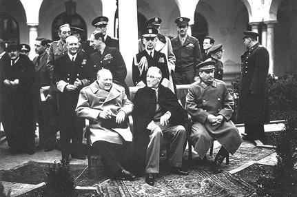 1. W komunistycznych więzieniach PRL 340. Konferencja w Jałcie 1945. Wielka Trójka.