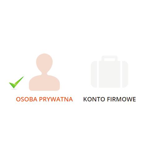 1) Kliknij w prawym górnym rogu: Załóż konto.