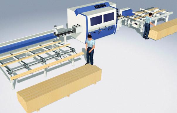 WEINIG Systemy HighMech: Kompletne linie strugarskie w systemie modułowym E5 E1 A5 A1 Tabela poglądowa systemy HighMech W granicach poniższej tabeli można dokonać samodzielnych zestawień.