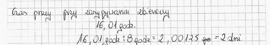 Ad. VII. Harmonogram pracy maszyn Na ogół zdający mieli problem z wykonaniem tego elementu pracy egzaminacyjnej.