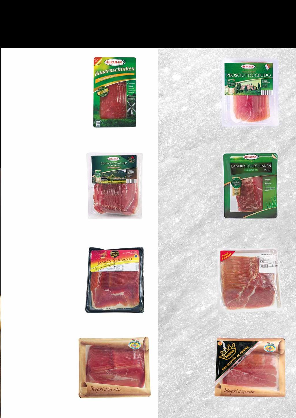 SZYNKA BAUERA 80 G sprzedaż po 1 opak. 64410210 SZYNKA PROSCIUTTO CRUDO PLASTRY 80 G sprzedaż po 1 opak. 21390034 7978 SZYNKA SCHWARZWALDER PLASTRY 300 G sprzedaż po 1 opak.