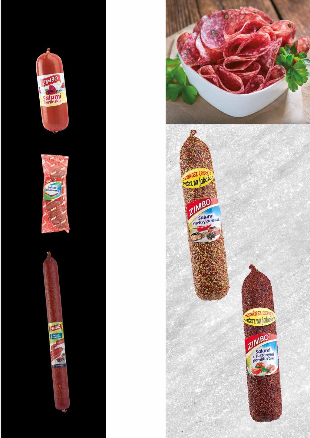 SALAMI BERLIŃSKIE OK. 2 KG 52617073 SALAMI BOOMERANG OK. 1,2 KG 31868037 2342 SALAMI MEKSYKAŃSKIE OK.