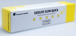 10 11 Estelite Posterior Estelite Bulk Fill Flow Estelite Flow Estelite Posterior Quick to utwardzalny światłem, nieprzezierny dla promieni rentgenowskich kompozyt przeznaczony do zębów bocznych,