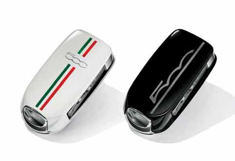 PERSONALIZACJA OBUDOWY KLUCZYKÓW 2 obudowy w zestawie: biała z flagą Włoch i czarna z logo.