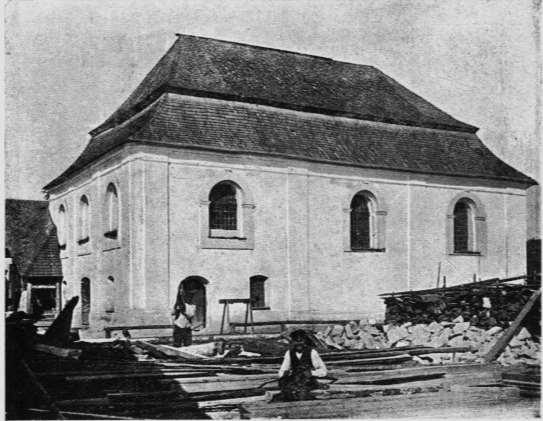 18. Krasnobród. Synagoga po odbudowie. Fot. za: A. Szyszko-Bohusz.