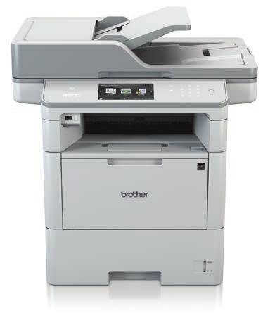 MFC-L6800DW Brother Monochromatyczne laserowe urządzenie wielofunkcyjne Druk Kopia Skan Faks Profesjonalne urządzenie wielofunkcyjne Model ten został zaprojektowany z myślą o zapracowanych biurach.
