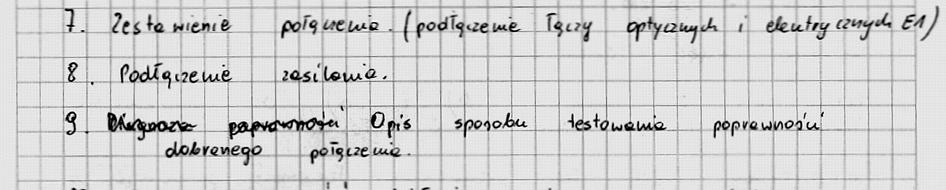 Ad. IV. Analiza możliwości użycia poszczególnych wersji multipleksera obejmuje: a) dobór wymaganej ilości wejść E1: 60 (lub zapis zbliżony np.