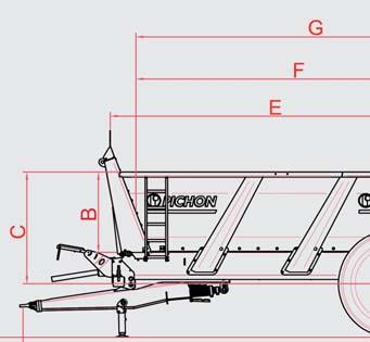 14 WYMIARY CAŁEJ GAMY MUCK MASTER Model A B C D E F G H I M640 6 684 mm 800 mm 1 111 mm 1 597 mm 3