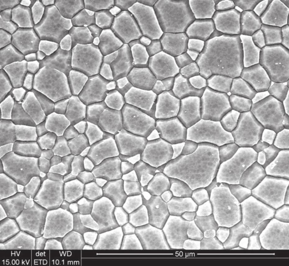 Prace Instytutu Metalurgii Żelaza nr 3/2016, tom 68 7 a) b) Rys. 8. Mikrostruktura próbki stopu AZ31: a) pow. 1000, b) pow. 12000 Fig. 8. Microstructure of the AZ31 alloy sample: a) mag.