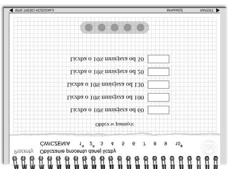 pomocą diagramu kołowego, diagramu słupkowego i wykresu. 5.