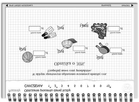 PROCENTY. Obliczanie procentu danej liczby 17 Ćwiczenie 6. W sklepie sportowym ogłoszono sezonową obniżkę cen. Uzupełnij nowe ceny produktów.