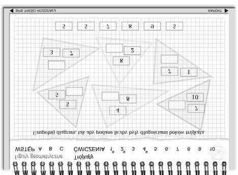 FIGURY GEOMETRYCZNE. Trójkąty 23 Ćwiczenie 6.