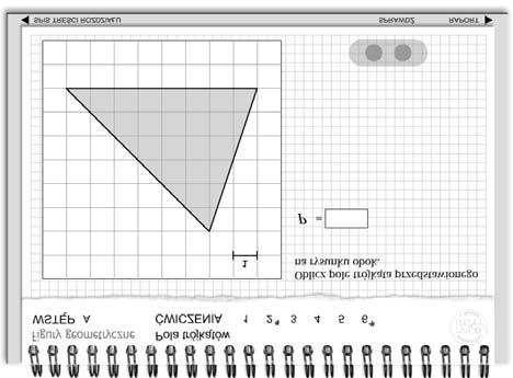 Na kolejnych etapach zmieniają się rodzaje trójkątów.