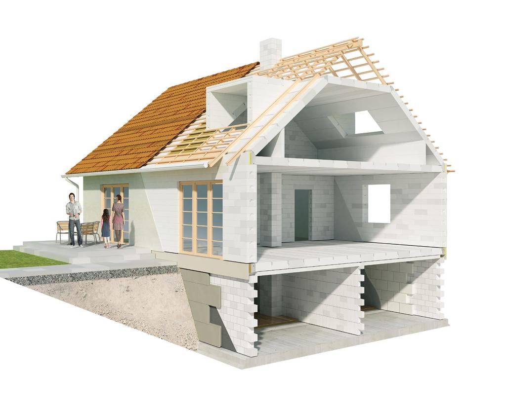 System do budowy domów Ytong Silka Multipor Nadproża Ytong Gotowe nadproża ze zbrojonego betonu komórkowego są wielokrotnie