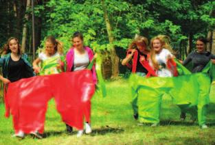 wodnej trampolinie.