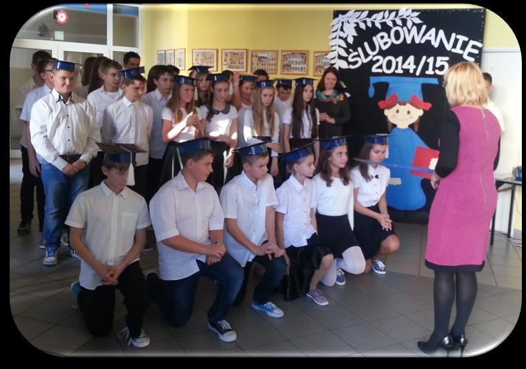 Ślubowanie uczniów klasy IA i IB SP 21 listopada 2014 r. w Szkole Podstawowej odbyło się Ślubowanie klasy IA (wych. U.Kowalska) i IB (wych. O.Bojarska).