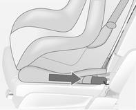 Fotele, elementy bezpieczeństwa 59 Jeśli lampka kontrolna V świeci się przez około 60 sekund po włączeniu zapłonu, czołowa poduszka powietrzna pasażera z przodu zostanie napełniona w