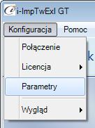 2.2.3. Parametry Opcja ta jest dostępna z menu Konfiguracja -> Parametry. Służy do skonfigurowania ustawień programu (rys.