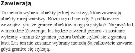 WEDŁUG POŁOŻENIA Selekcja na