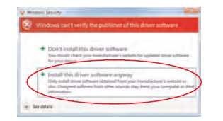 6. Po pojawieniu się tego okna, kliknij "Install this driver software anyway".