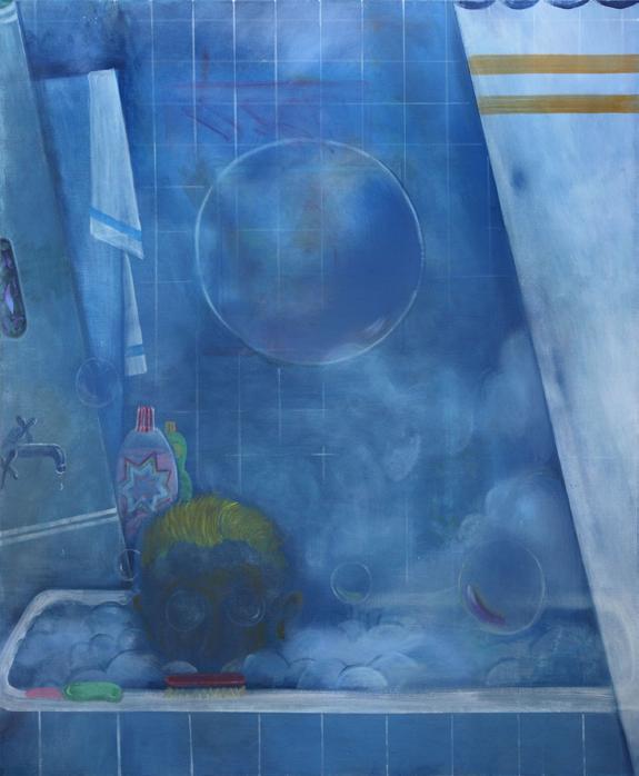 Bez tytułu (Soap Bubble) 2012 olej,