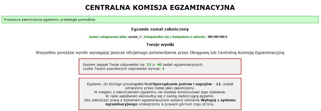 Zwolnienie z części pisemnej egzaminu zawodowego Laureaci i finaliści turniejów lub olimpiad tematycznych związanych z wybranym obszarem kształcenia zawodowego są zwolnieni z części pisemnej egzaminu