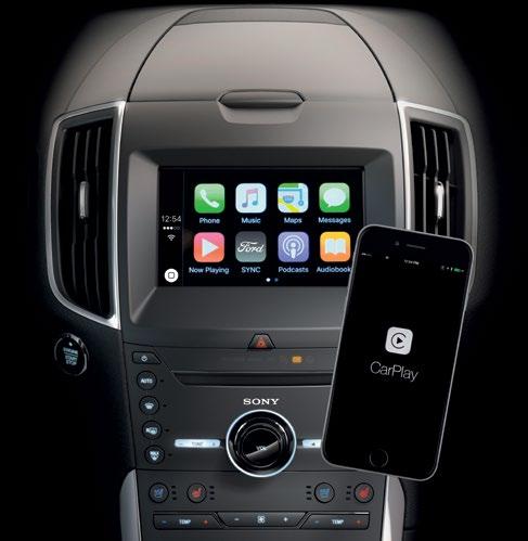 System audio i nawigacji SONY z Ford SYNC 3 z 8 kolorowym ekranem dotykowym,