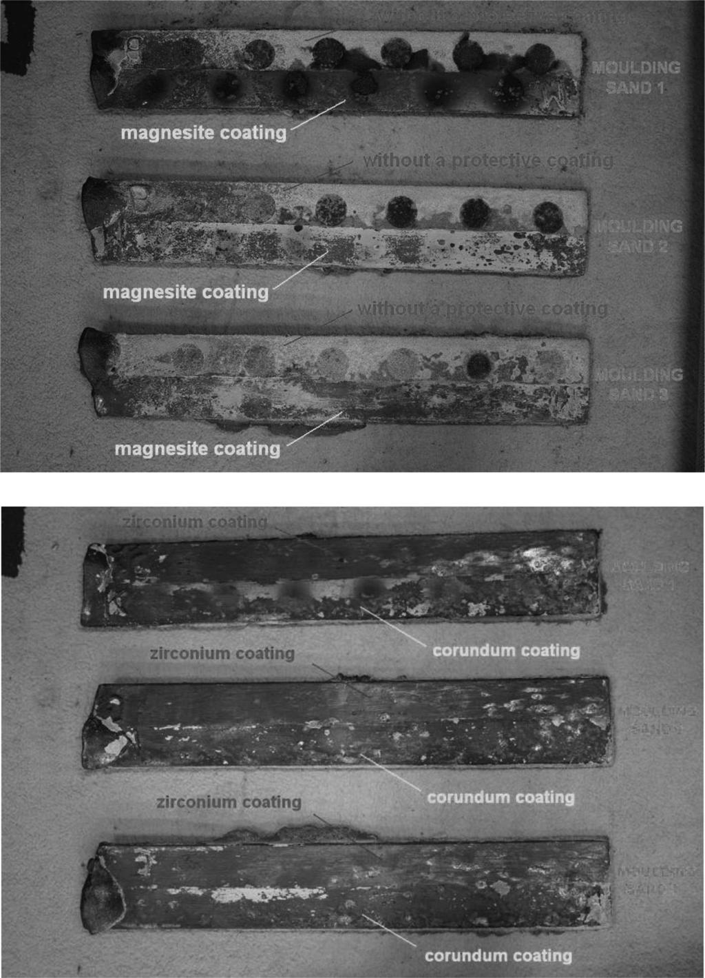 Testing of protective coatings under foundry plant conditions 3.1.