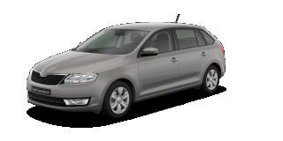 ŠKODA Rapid Spaceback Ambition FL Kolor: Beż Cappuccino Metalizowany Wersja wnętrza: Czarny Silnik: Wyposażenie dodatkowe: 1,0 TSI 110 KM Skrzynia 6-biegowa manualna Maks.