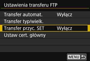 Przesyłanie pojedynczych obrazów Transfer bieżącego obrazu Wystarczy wyświetlić obraz i nacisnąć przycisk <0>, aby rozpocząć jego przesyłanie.