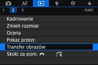 Transfer pakietowy Po zakończeniu fotografowania można wybrać kilka obrazów ręcznie iprzesłać je wszystkie naraz.