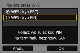 Wybierz miejsce docelowe połączenia (str. 74). Wybierz pozycję [Wybierz sieć]. Pozycja ta jest wyświetlana w przypadku wybrania w punkcie 4 opcji [q], [D] albo [l].