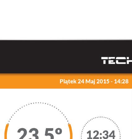 Tryb pracy regulatora - temperatura zadana