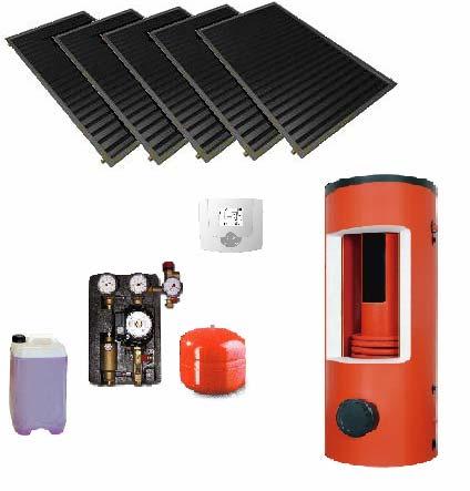 od 0..00 r. ZESTAW SOLARNY ENNBRA SOLAR CWU DLA 3-6 OSÓB Zestawy ENBRA SOLAR zawierają wszystkie niezbędne elementy do połączenia i montażu instalacji solarnej.