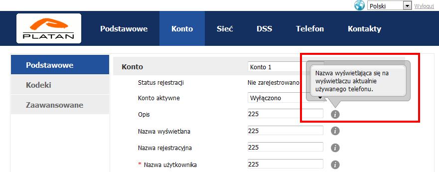 Po zmianie języka zarówno interfejs użytkownika, jak i menu w telefonie będą się wyświetlały w zmienionym języku. 5.2.